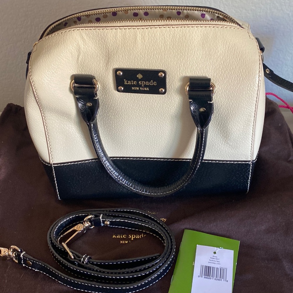 KATE SPADE ALESSA BERKELEY LANE SATCHEL/ HANDBAG/ CROSSBODY BAG PORCELAIN